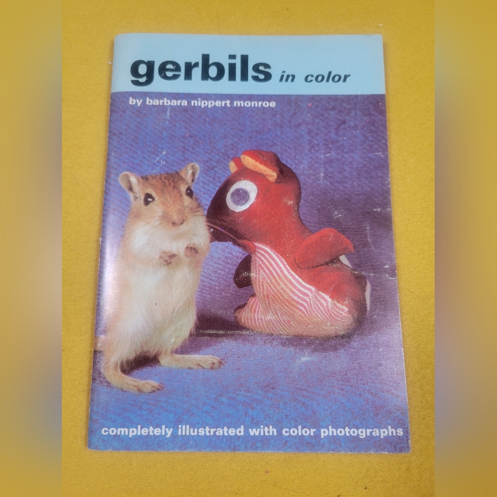 1970 Vintage Gerbils Care Book